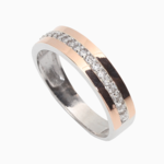 серебряное кольцо с цирконом  57208350
